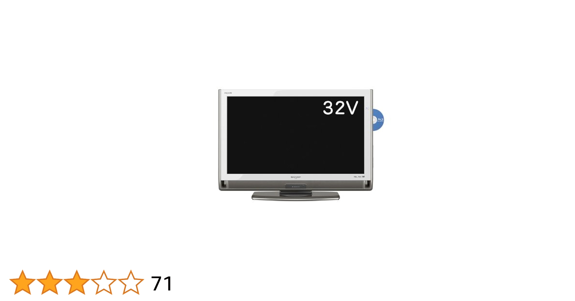 まっちゃ　【リモコン付属】LC-32DX3 液晶テレビ ブルーレイ内蔵 Amazon | シャープ 32V型 ハイビジョン 液晶テレビ ブルーレイ